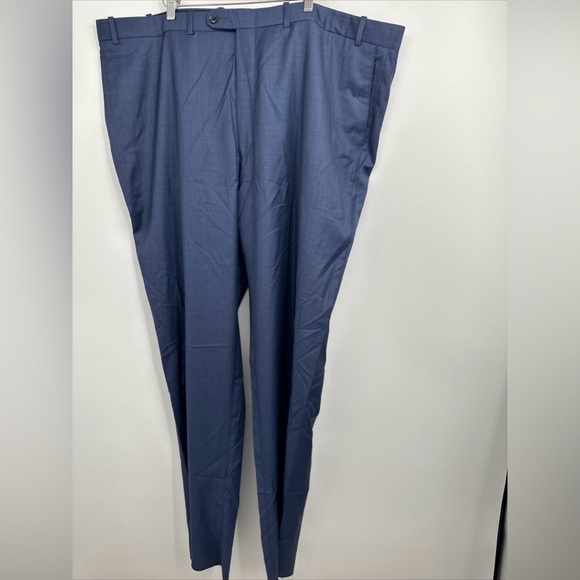 Peter Millar Blue Flat Front Trouser Pants 48/50 Big & Tall $198 - Picture 1 of 5